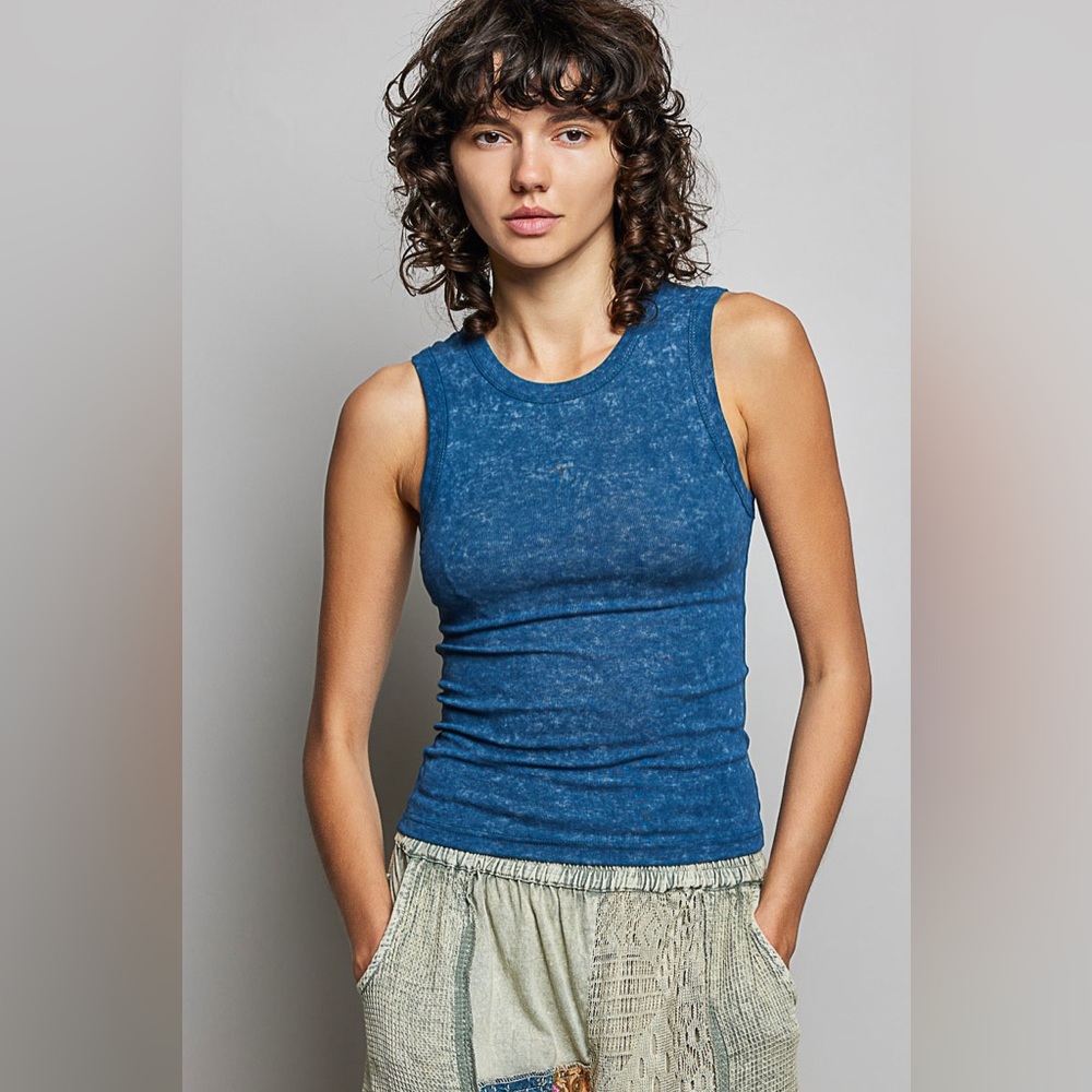 PT27 New POL Blue tank Top